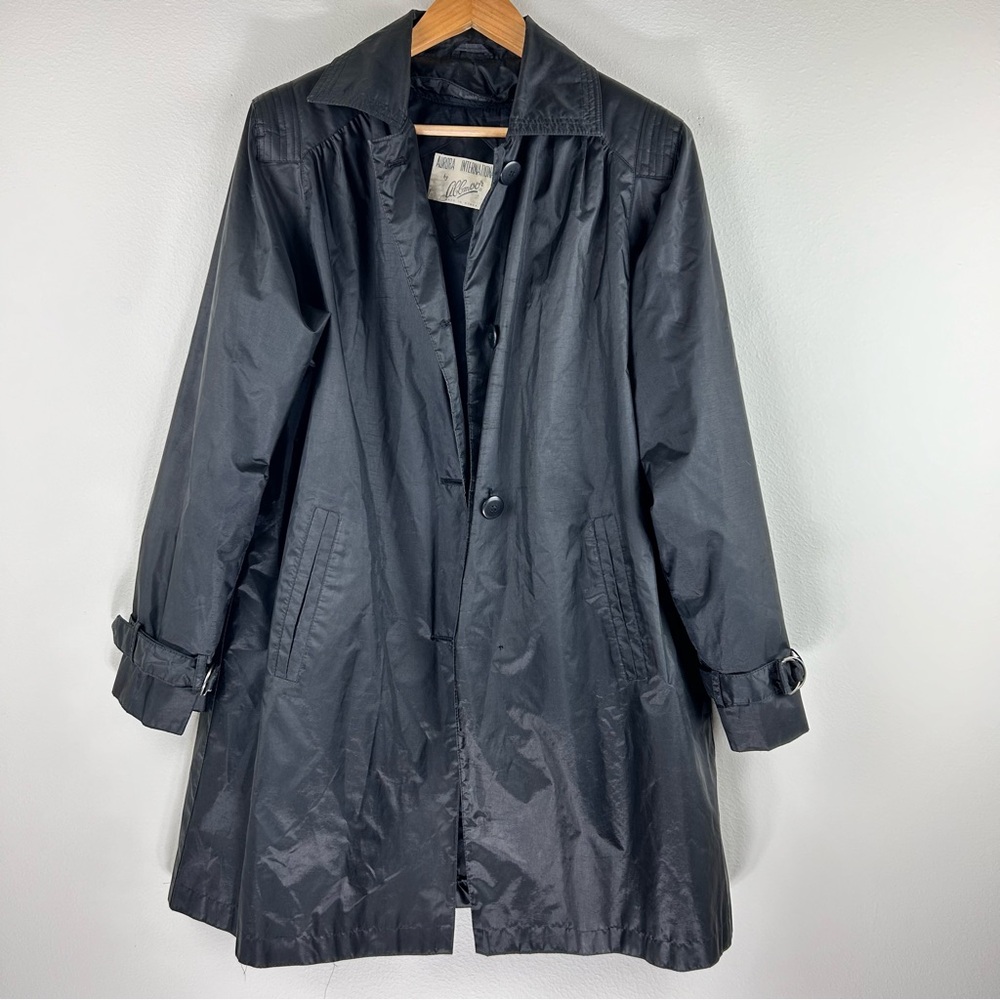 Classic Warm Black Rain Coat